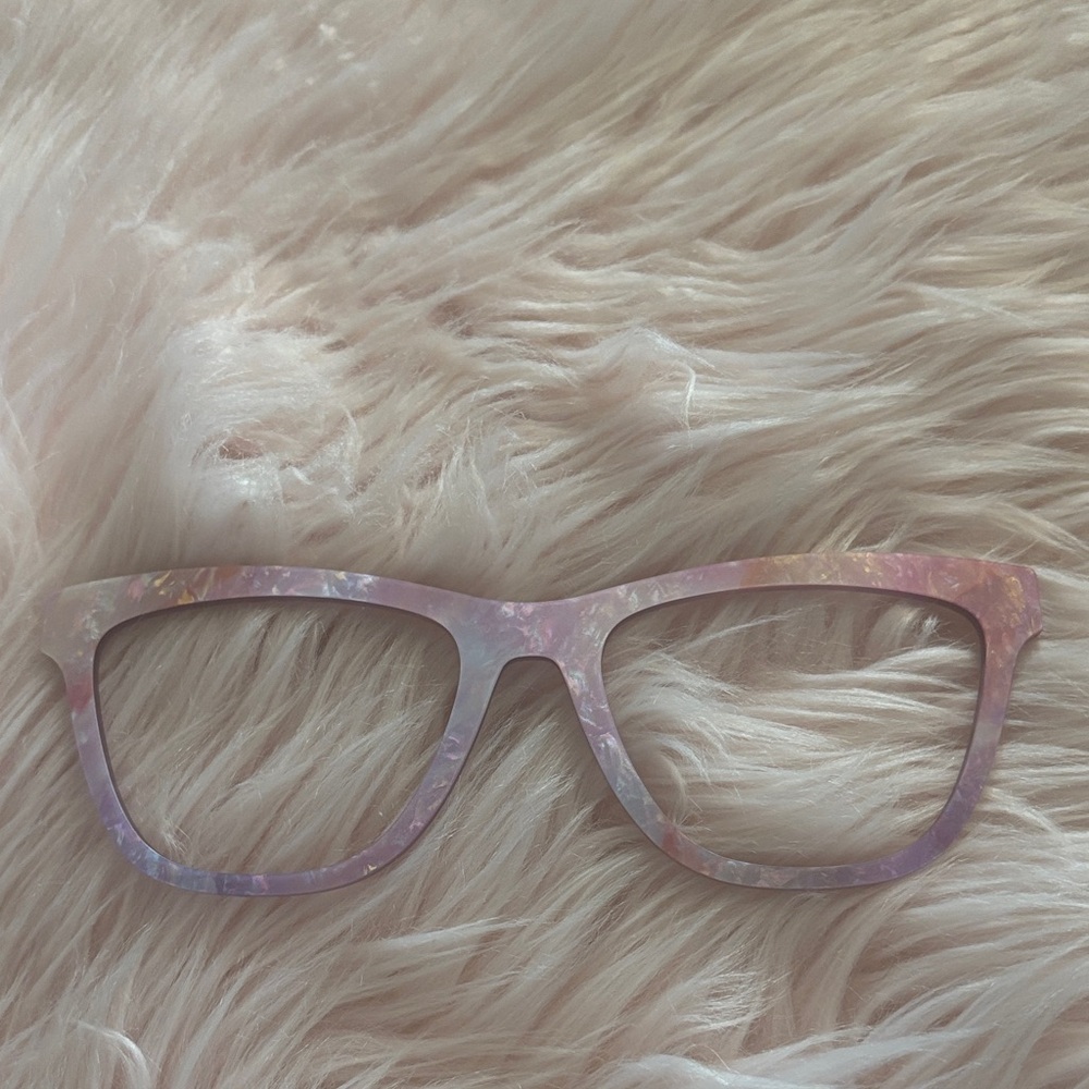 Marbled Pastel Pink Purple Harper’s Eyeglass Frames